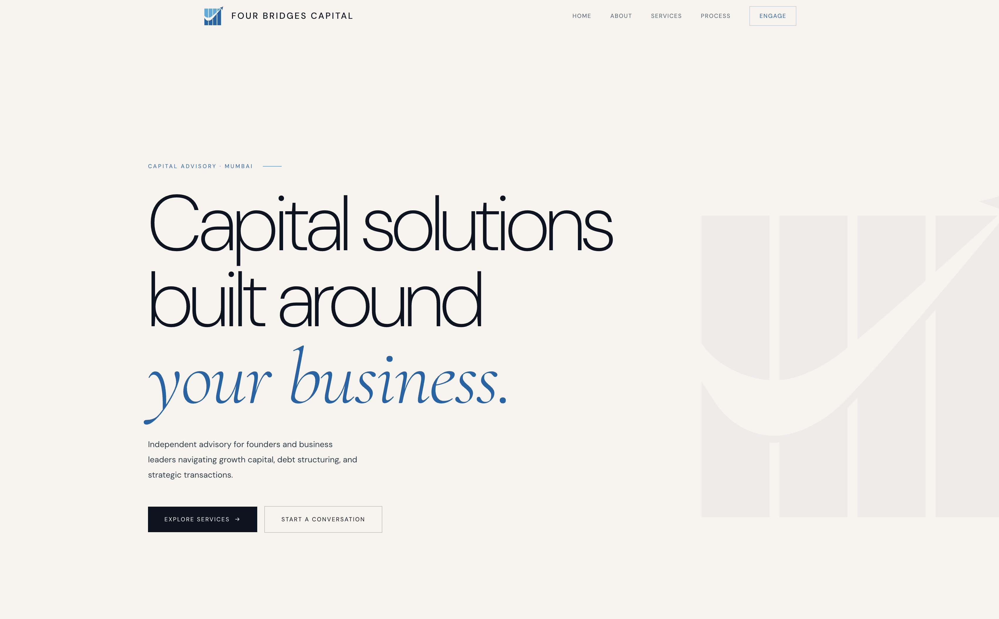 Four Bridges Capital — live website