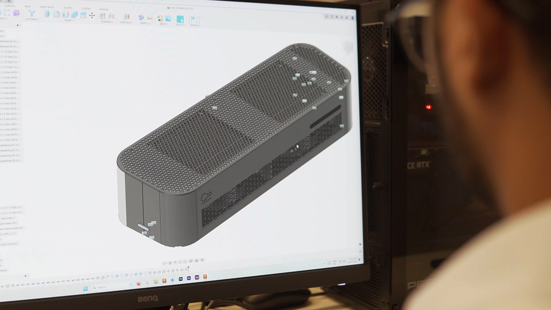 HIVE industrial design process in Fusion 360